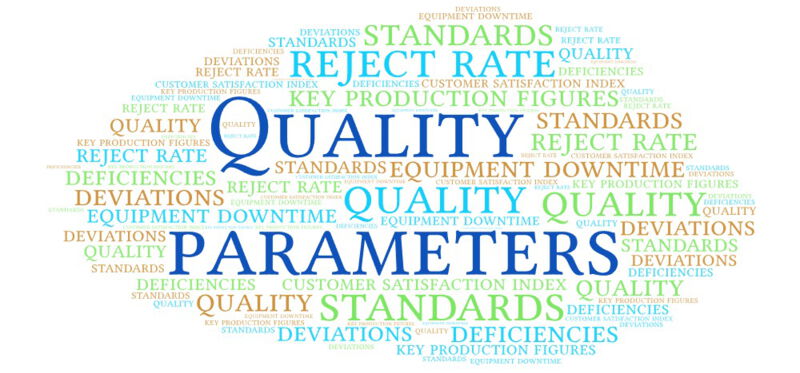 Thanks to quality parameters, deviations can be quickly identified and rectified.