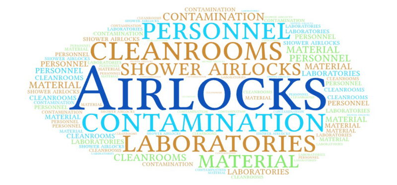 Airlocks are used in many industries in which it is important to prevent contamination of cleanrooms and other areas.