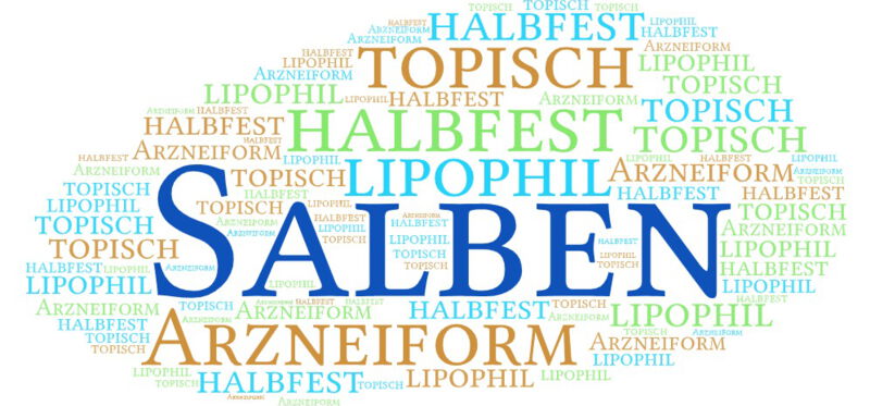 Salben können pflegend oder schützend sein. Wenn Salben einen Wirkstoff enthalten, können Sie beispielsweise auch zur Behandlung von Hauterkrankungen oder zur Schmerzlinderung eingesetzt werden.