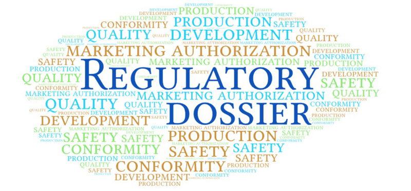 A regulatory dossier is the basis for the decision on whether market authorization is granted.