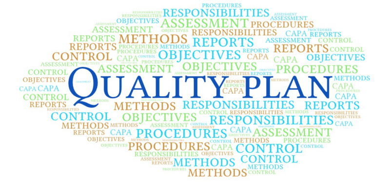 The quality plan forms the basis for the continuous improvement of the quality system.