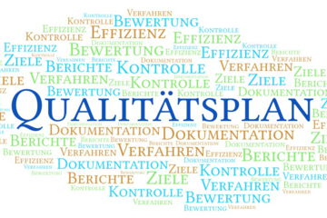 Der Qualitätsplan bildet die Grundlage für die kontinuierliche Verbesserung des Qualitätssystems.