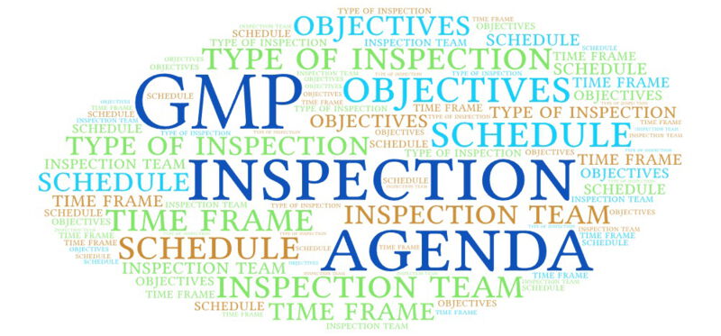The GMP inspection agenda is an integral part of preparing for inspections.