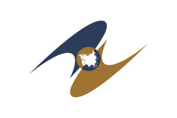 Flag of the Eurasian Economic Union; source: GMP-inspection.com (interpreters and translators for pharmaceuticals)