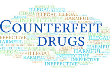 Counterfeit drugs — drugs that are unlawfully in circulation; falsified or illegally manufactured medical products that imitate genuine drugs.